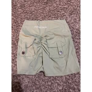 PCHEE BUM Scrunch Pocket Shorts M